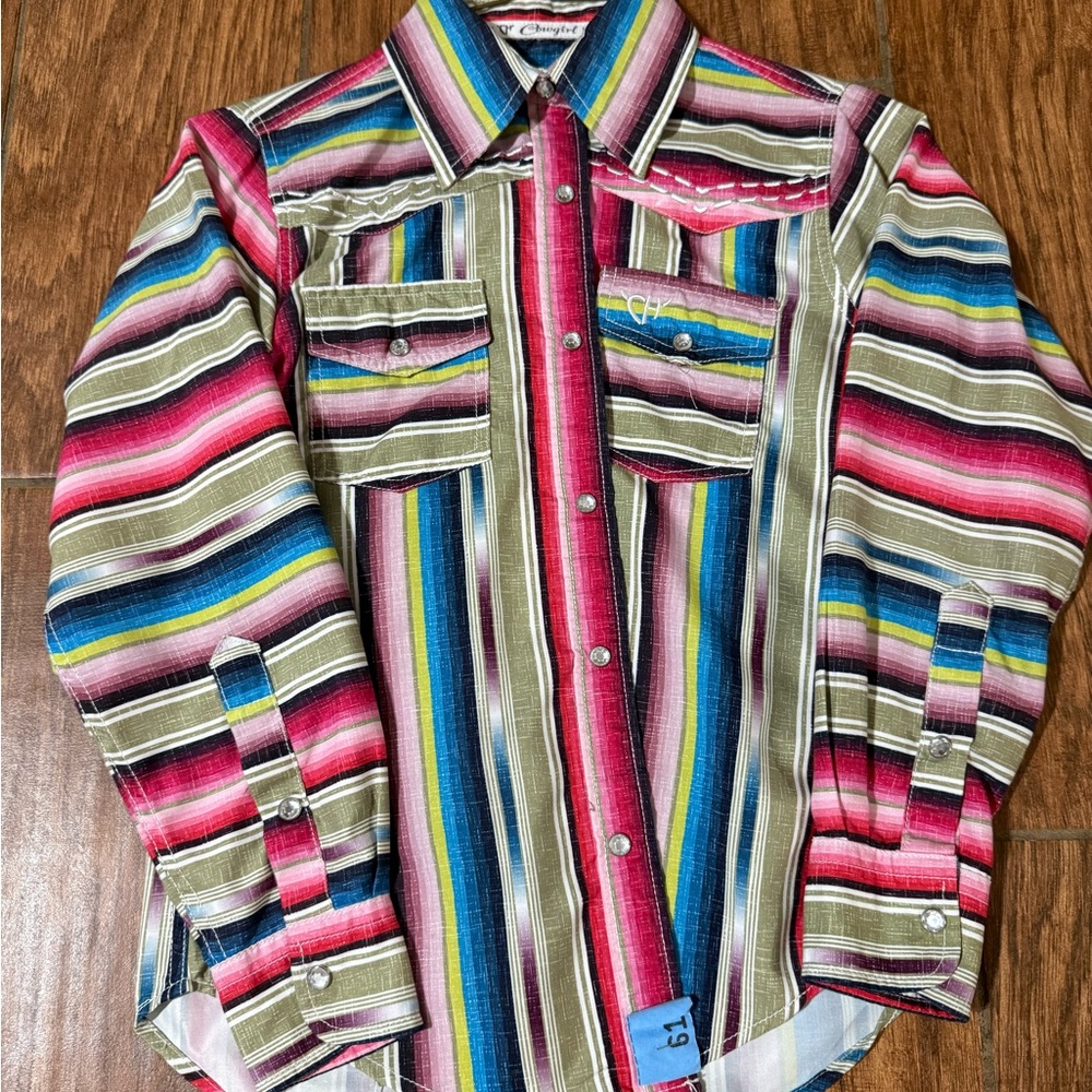 Wrangler Multicolor Striped Men's Shirt